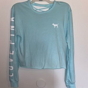 Victoria secret Pink long sleeve crop top